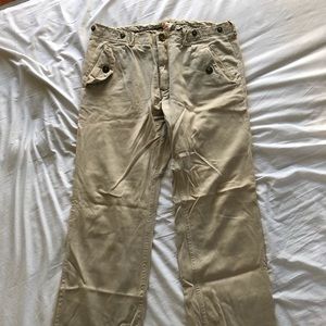 Ever Distressed Khakis — 34